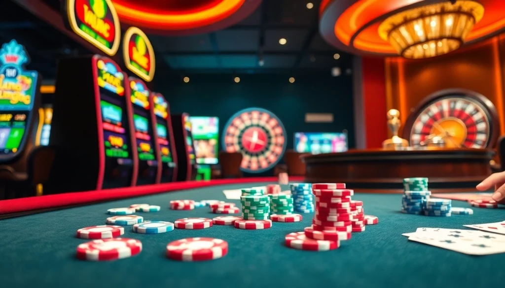 The exhilarating atmosphere of gambling at https://xx88.us/ showcases colorful slot machines and intense poker action.